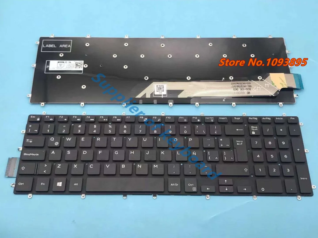 

New For Dell G3-3579 3779 G5 5587 G7 7588 15 Gaming Latin Spanish Keyboard No Backlit