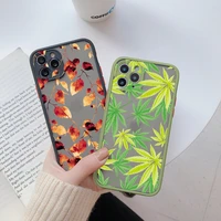 daisy flowers leaf phone case for iphone x xr xs max 7 8 plus se 2020 11 12 pro max florals hard back shockproof cover fundas