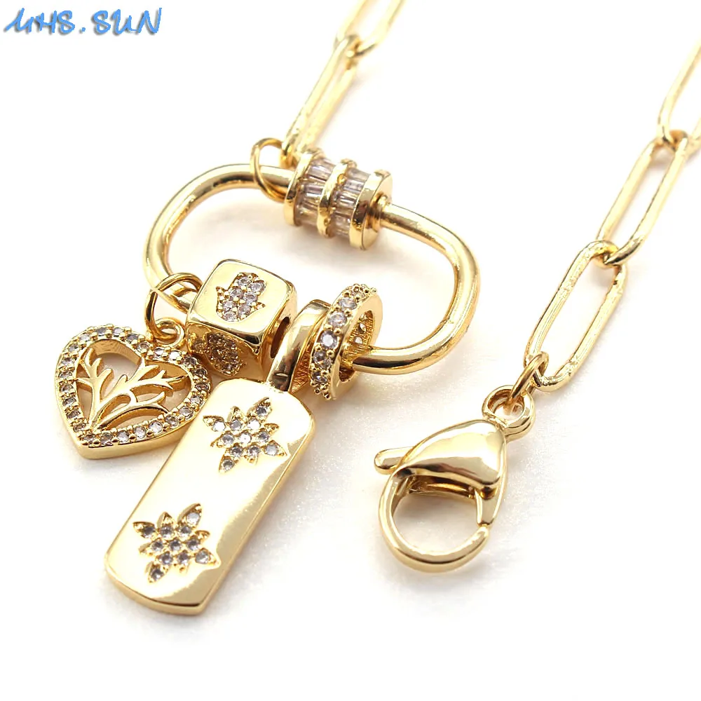 MHS.SUN женское модное ожерелье-цепочка с подвеской геометрической формы винтажное