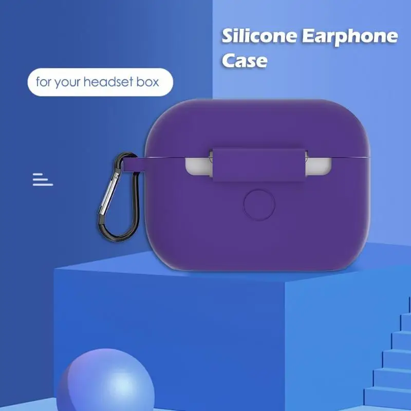 Силиконовый чехол для наушников с карабином Apple Airpods Pro Прямая поставка|Сумки и