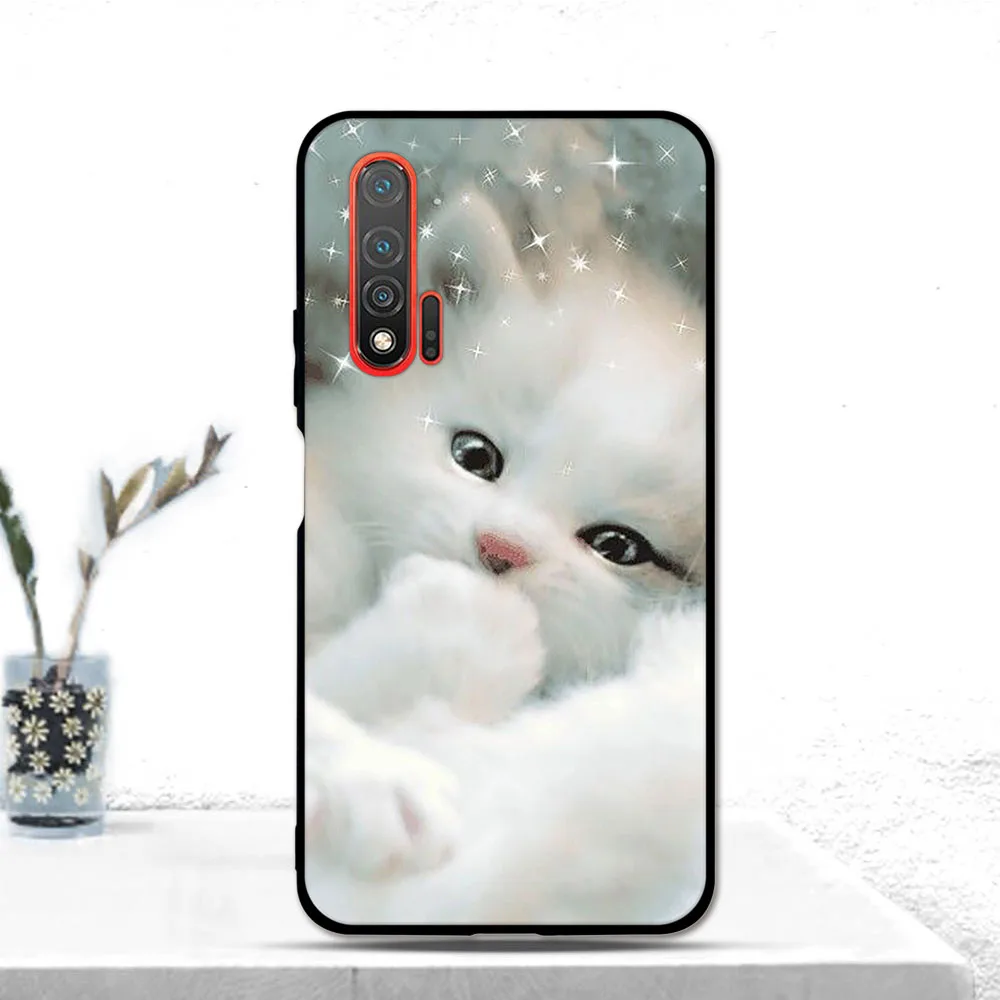 Чехол-бампер для Huawei Nova 6 Милый Мягкий ТПУ силиконовый защитный чехол 5G чехлы