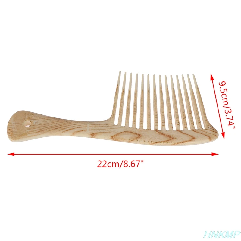 

Useful 1pc Large Wide Tooth Comb Hair Detangling Hairdressing Rake Comb Suitable For Hair Styling Tool For Salon Home Use