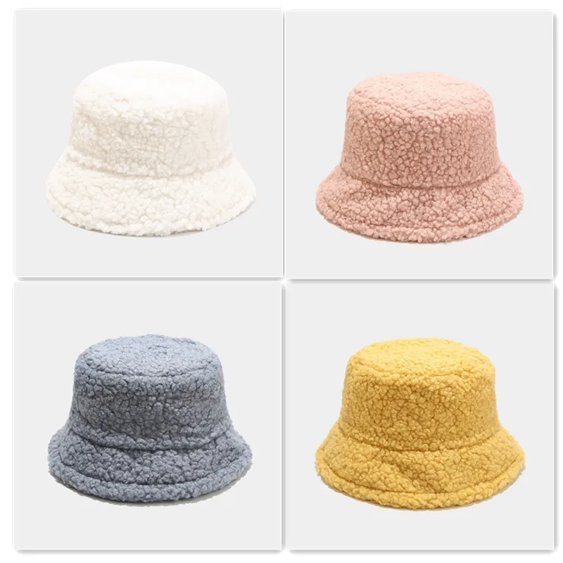 

Панама женская зимняя, теплая шапка от солнца, мягкая бархатная Кепка рыбака, модная однотонная Панама для девушек