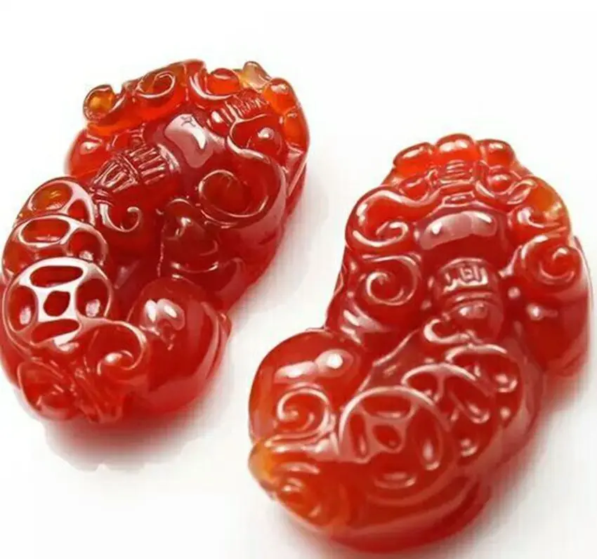 

Natural Red Agate Chalcedony Pendant Necklace Sweater Chain Jewelry Gift Wholesale