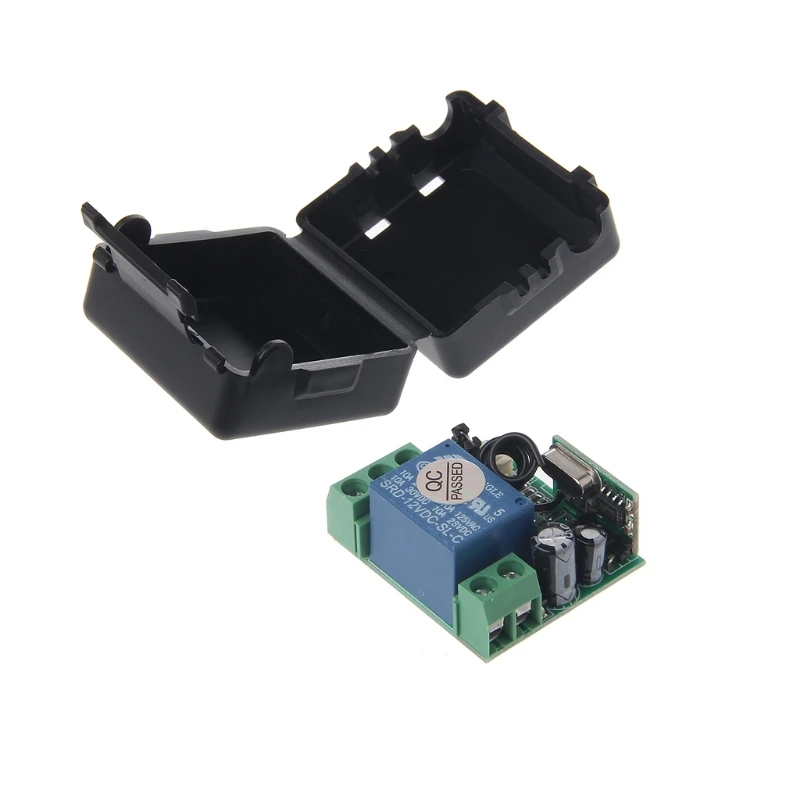 DC 12V 10A 433MHz Wireless RF Relay Remote Control Switch Receiver Transmitter Kit | Электроника