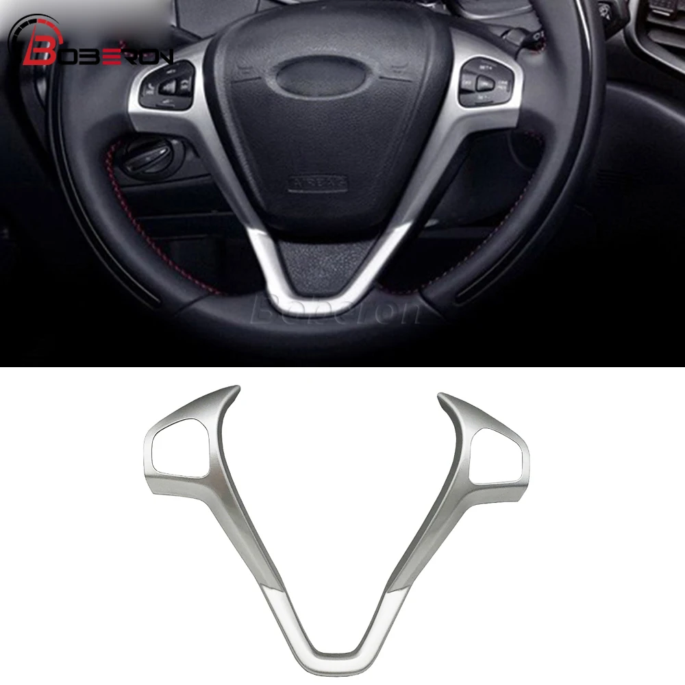 For Ford Fiesta Mk7 Mk8 ST Ecosport 2013 Steering Wheel Button Frame Car Cruise Control Switch Panel Accessories