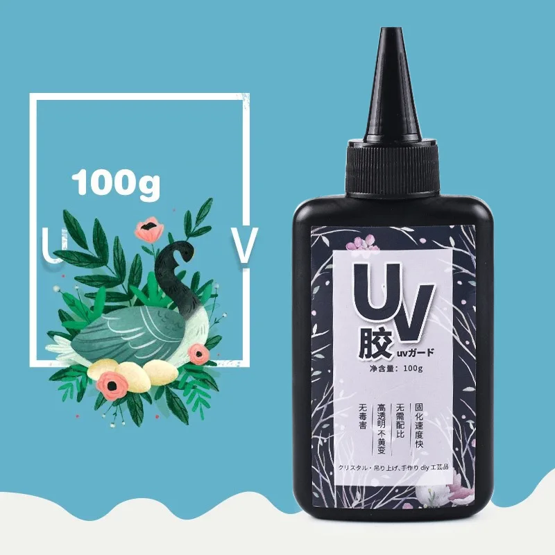 UV Resin Glue Ultraviolet Curing Solar Cure Sunlight Activated Hard DIY Quick Drying for Jewelry H9 image 2