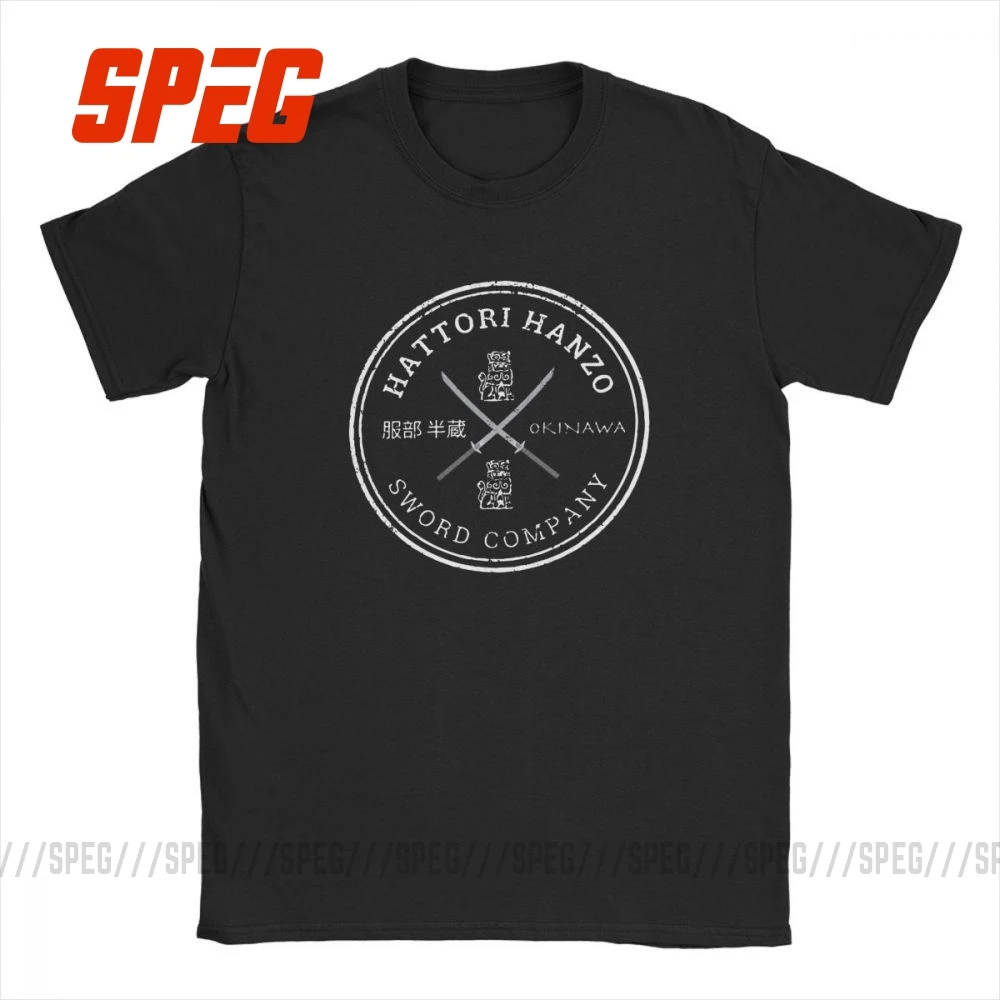 Хаттори хандзо из фильме Убить Билла футболка для мужчин Натуральный хлопок в
