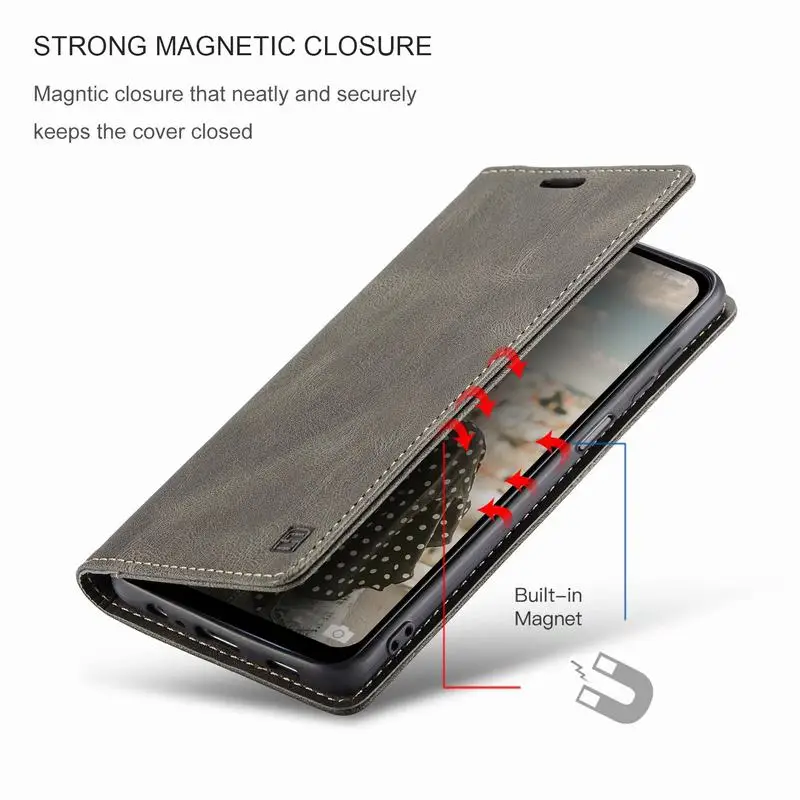 Флип-чехол для Samsung Galaxy A12 чехол Магнитный кожаный кошелек A53 A73 A54 A13 A14 A33 A52s