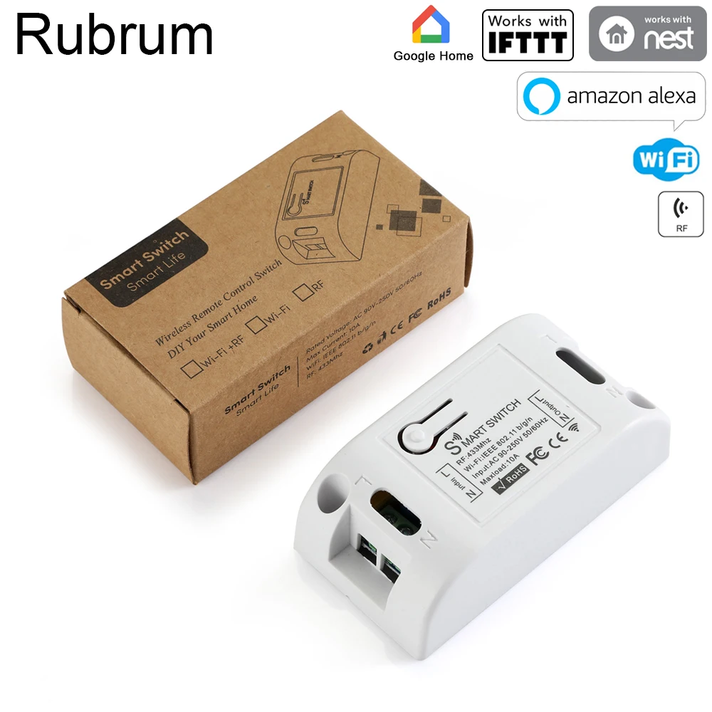 Rubrum Беспроводной Wi Fi переключатель пульт дистанционного управления