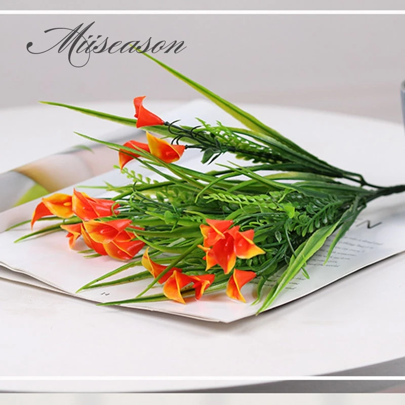 Новинка красивая мини фотография в виде листьев пластиковая водные растения