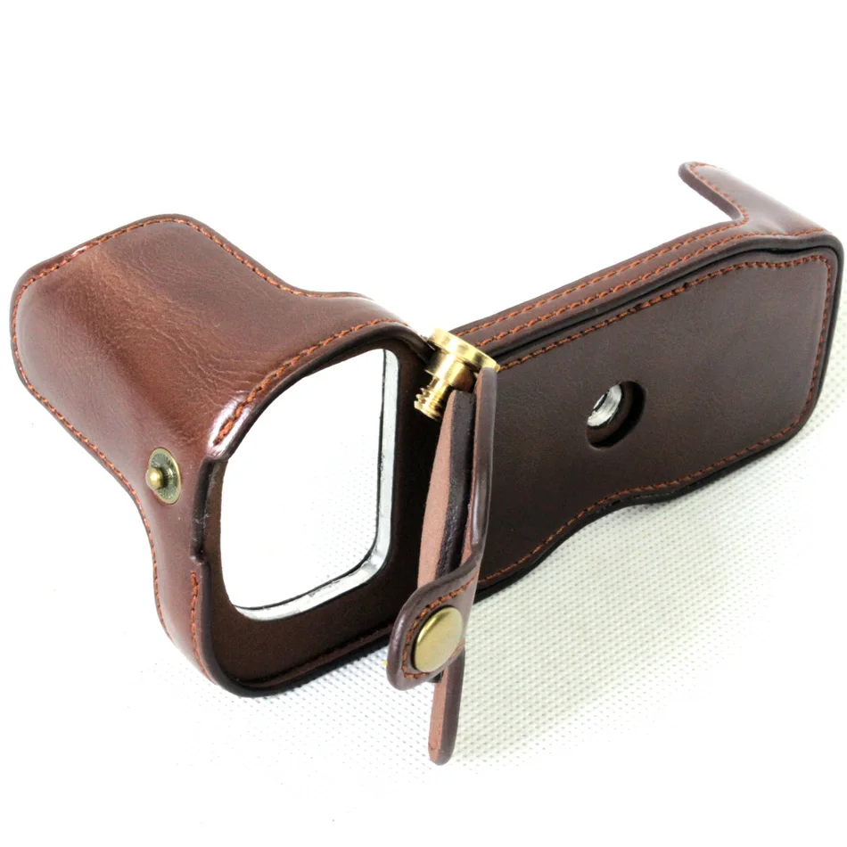 Чехол для камеры Nikon D7500 из искусственной кожи черный/кофейный/коричневый |