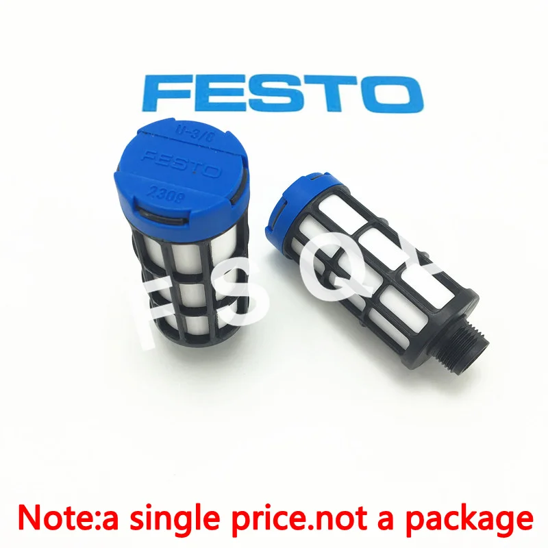 U-1/4 U-3/8 2309 FESTO глушители u-полимерный дизайн, наружная резьба Пневматические компоненты пневматические инструменты глушитель