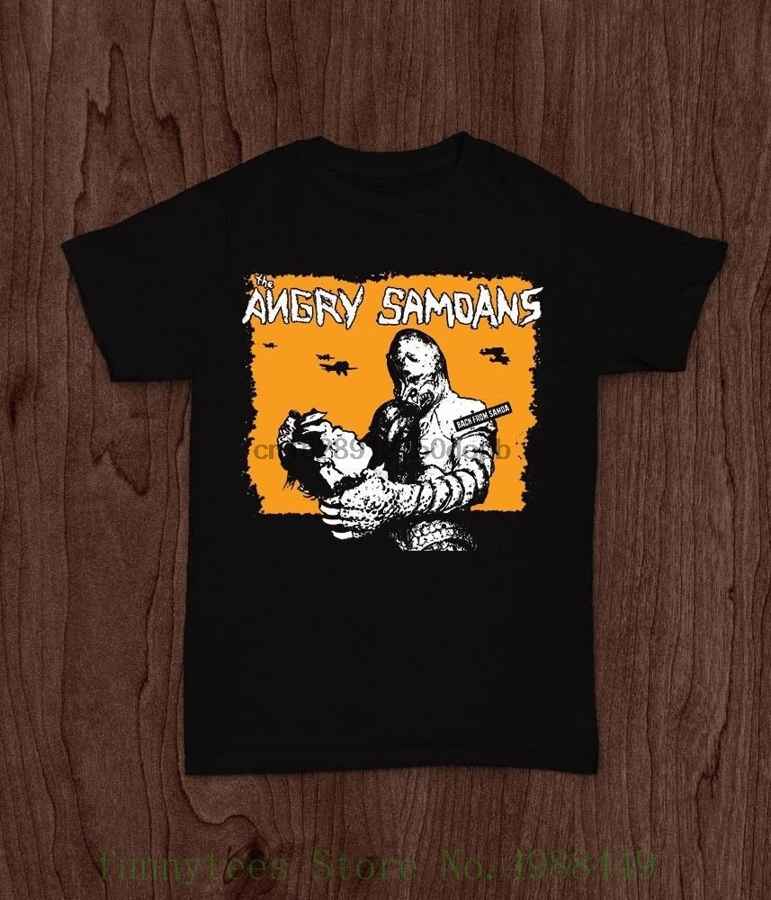 Angry Samoans Back из Самоа Inside My Brain Garage Панк футболка s m l Xl 2xl с коротким рукавом Забавный