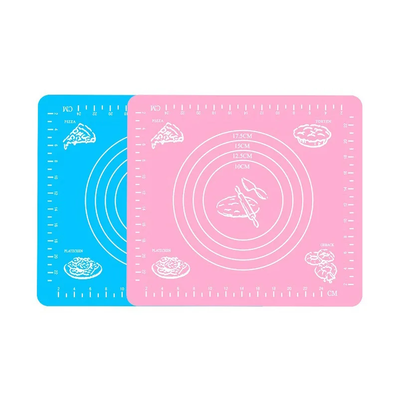 

Non-Stick Silicone Baking Mat Dough Rolling Mat Heat Resistant Pad Silicone Pastry Mat with Measurement Kitchen Cooking Tools