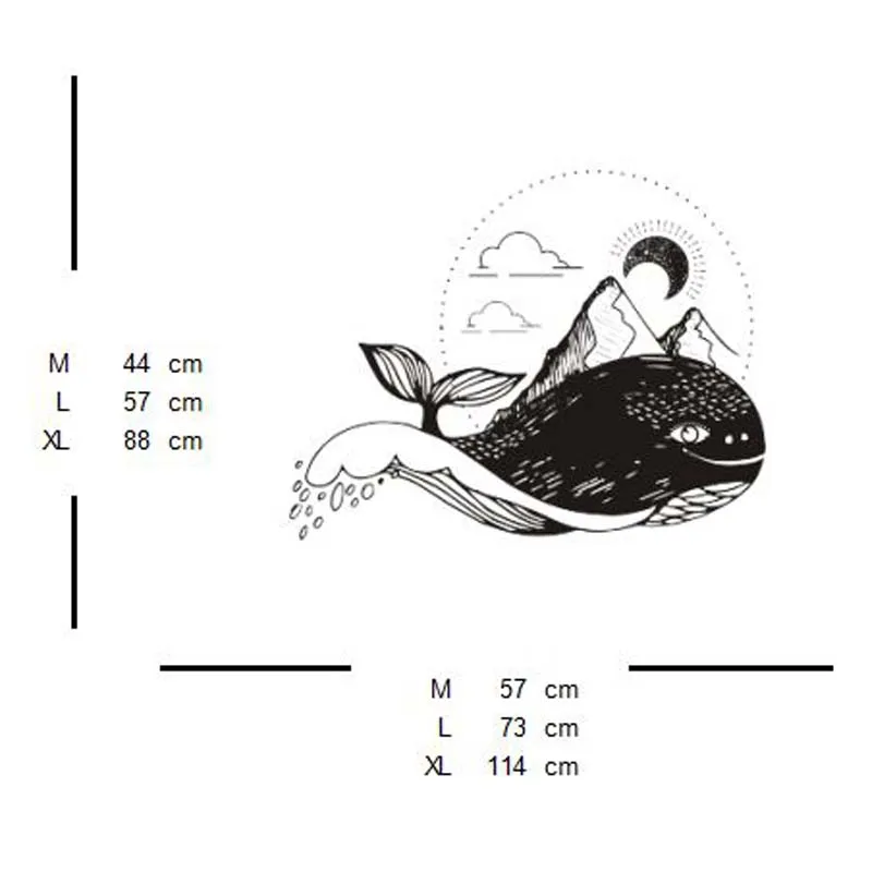 Наклейка с изображением Кита наклейка на крышку топливного бака дверь окно