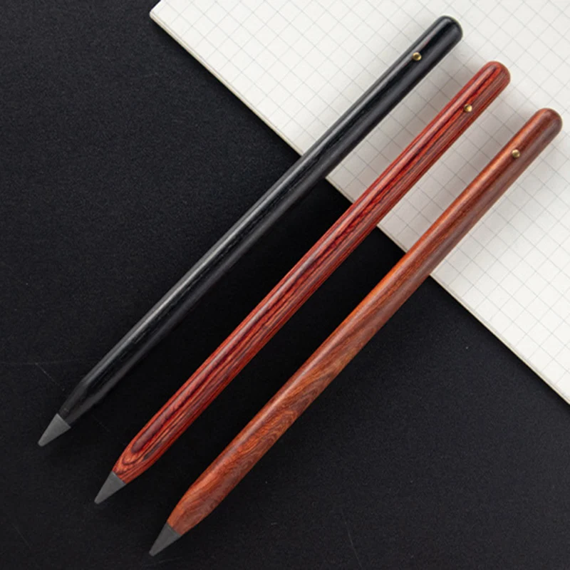 

Solid Wood Eternal Pencil Inkless Pen New Technology Pencil Writing Art Sketch Painting Tools Primary School Children Gifts