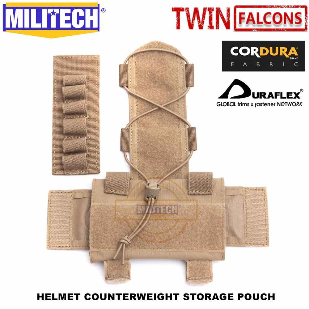 MILITECH TWINFALCONS TW Шлем Счетчик веса сумка для хранения TN VC сумка для хранения Тактическая Военная NVG счетчик веса сумка