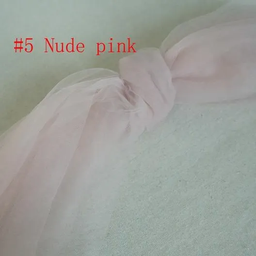 5 Nude Pink 3 м/5 м Лот 160 см Тюлевая сетчатая кружевная ткань 16 цветов мягкая кружевная ткань для свадебных торжеств DIY занавес Свадебный декор - Color: 5 Nude Pink
