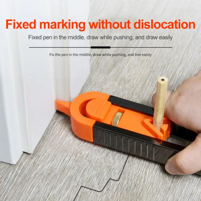 

Versatile Contour Profile Gauge Duplicator Shape Measurement Copy Extractor Floor Tile Laying Carpet Home Cutting Drawing Tool
