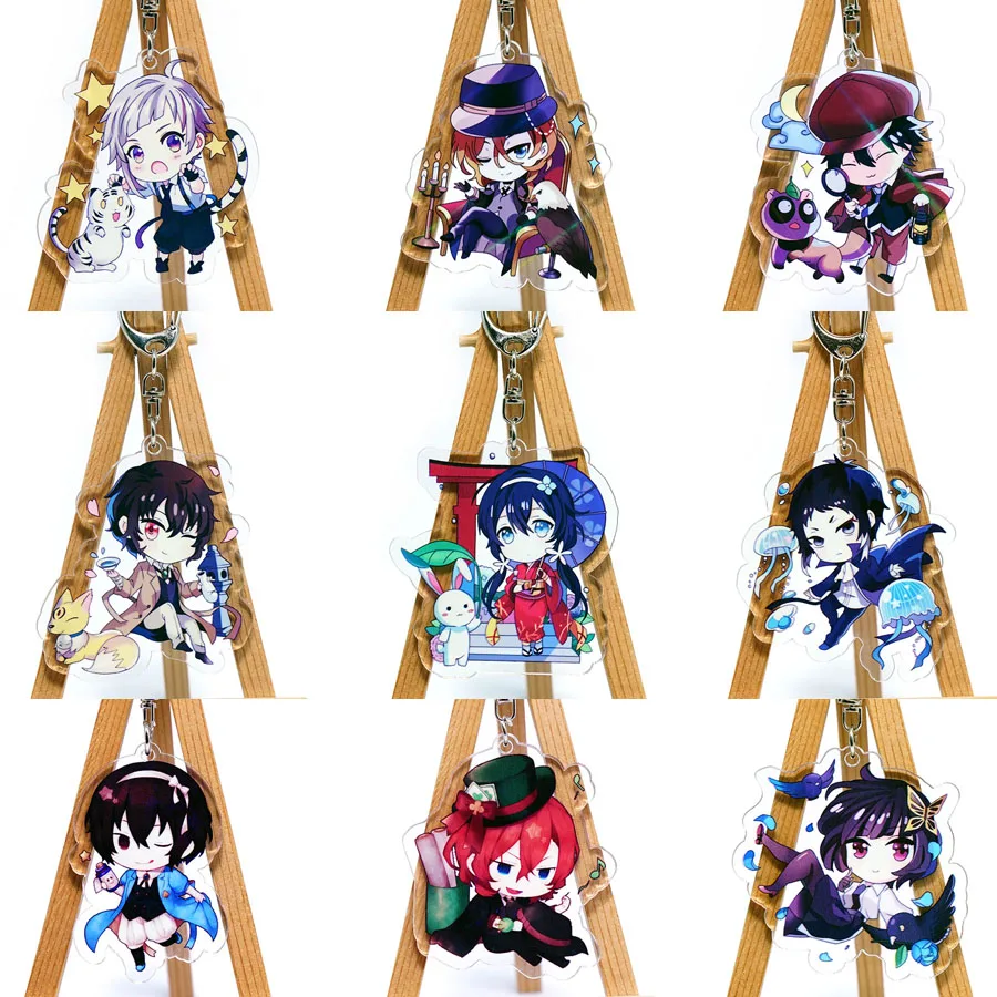 Популярный японский аниме Bungou бродячие собаки симпатичный акриловый брелок для