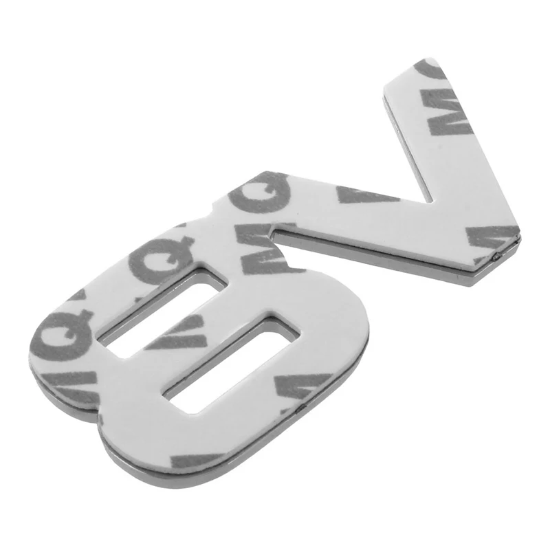 

7.5x3.5cm Auto car V8 stickers 3D Chrome Sticker Badge Emblem