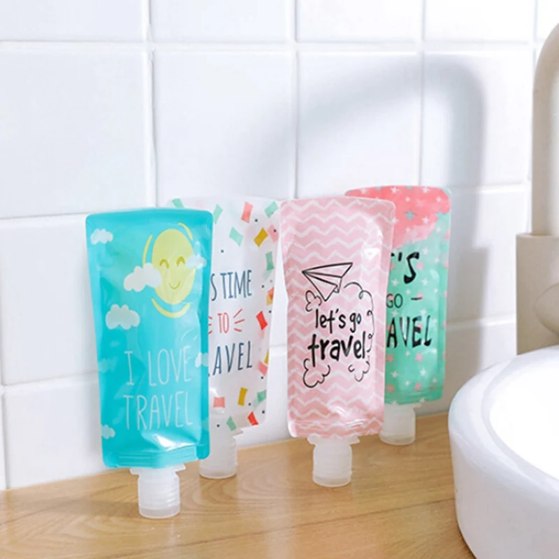 Портативные дозаторы мыла гелевые пакеты для душа сумка хранения жидкости