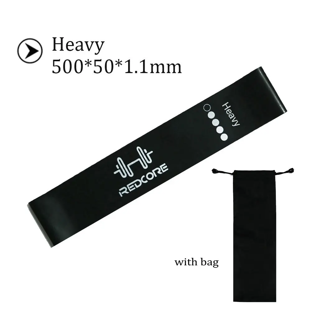 Heavy with bag 5 уровневые Эспандеры для йоги, 15-45 фунтов, для фитнеса, пилатеса, кроссфита, тренировки, тянущаяся веревка, 0,35 мм-1,1 мм, резиновая петля для спортзала и тренировок - Цвет: Heavy with bag