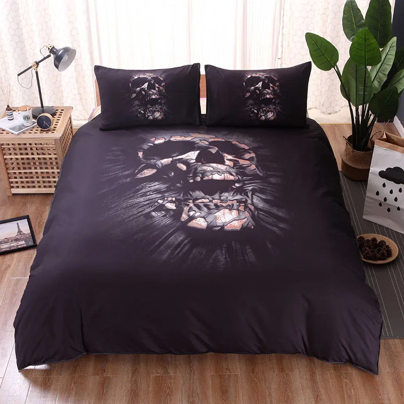 Фантазия череп пододеяльник комплект пододеяльников набор 3D постельное белье с