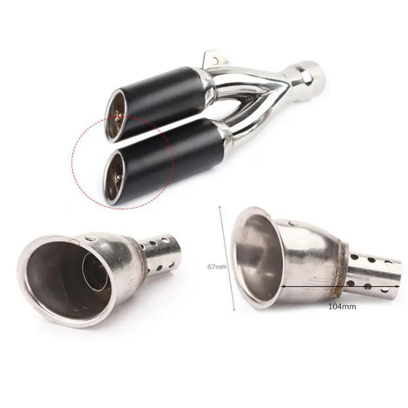 Универсальный передний средний конец катализатор дБ убийца для мотоцикла