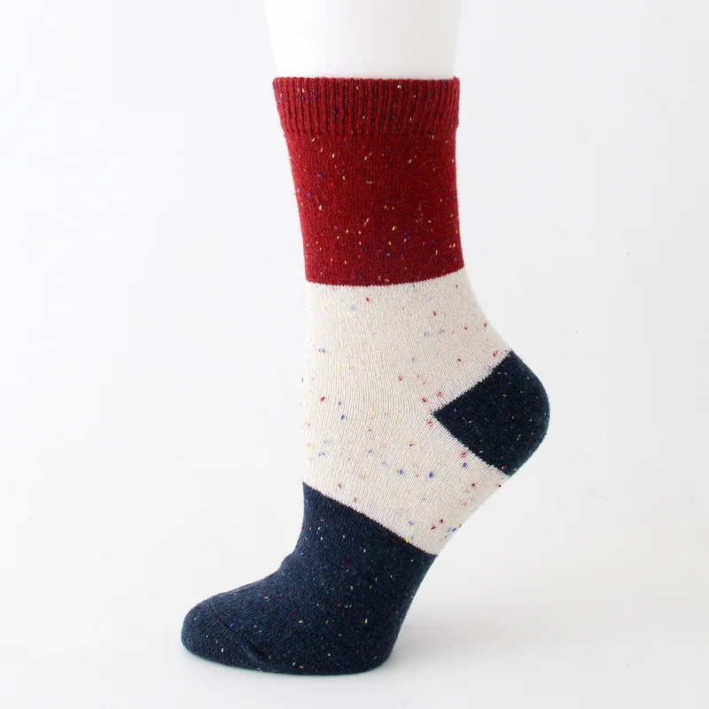 12 Pairs Per Set Wool Socks Winter Thickened Warm Adult Wool Socks Japanese Female Socks Wholesale