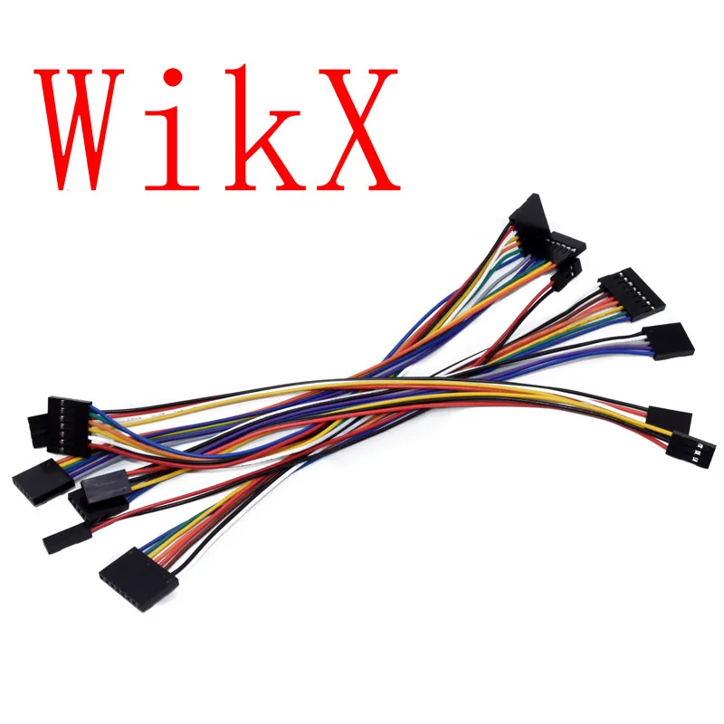 

Wikx double head color wire Du Pont bus to bus 2.54mm1p/2/3/4/5/6/7/8/9/10/12p wire length 20cm