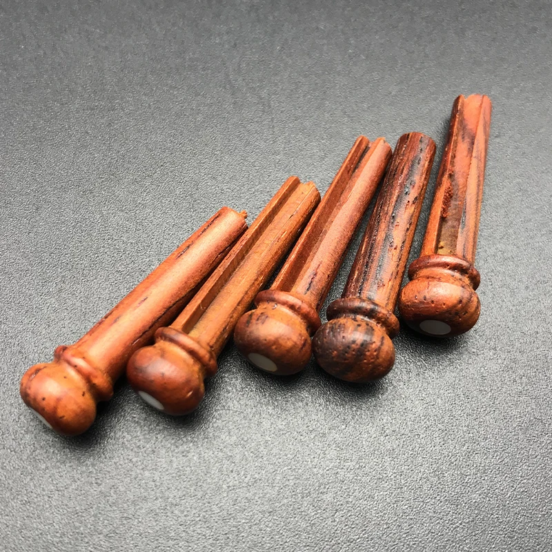 30 шт. мостовые булавки для акустической гитары из чистого дерева Cocobolo с жемчужным