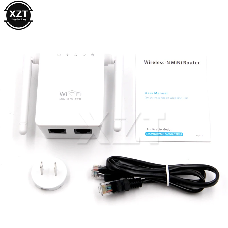 Беспроводной маршрутизатор Wi fi ретранслятор 2 4G 300 Мбит/с Roteador расширитель