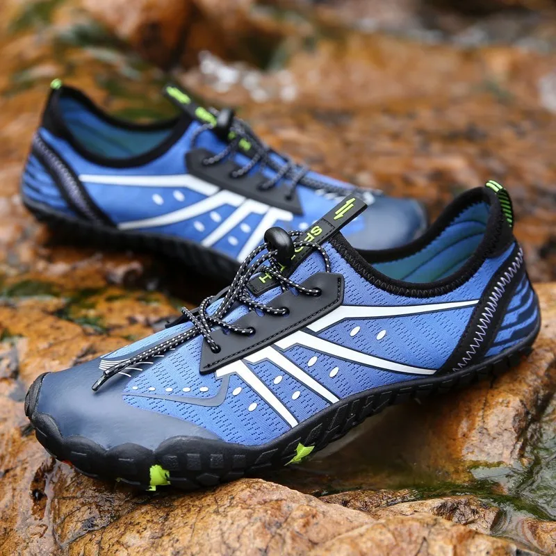 Летняя водонепроницаемая обувь Мужская Aqua Мужские Пляжные шлепанцы Дышащая