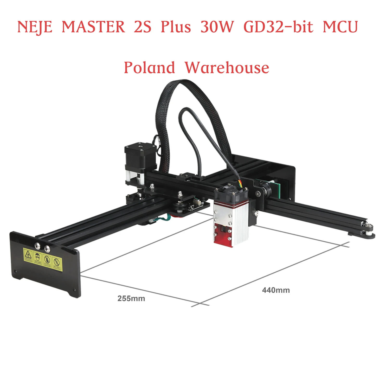 NEJE Master 2S plus 30 Вт 40 лазерный гравировальный станок деревообрабатывающий роутер 32