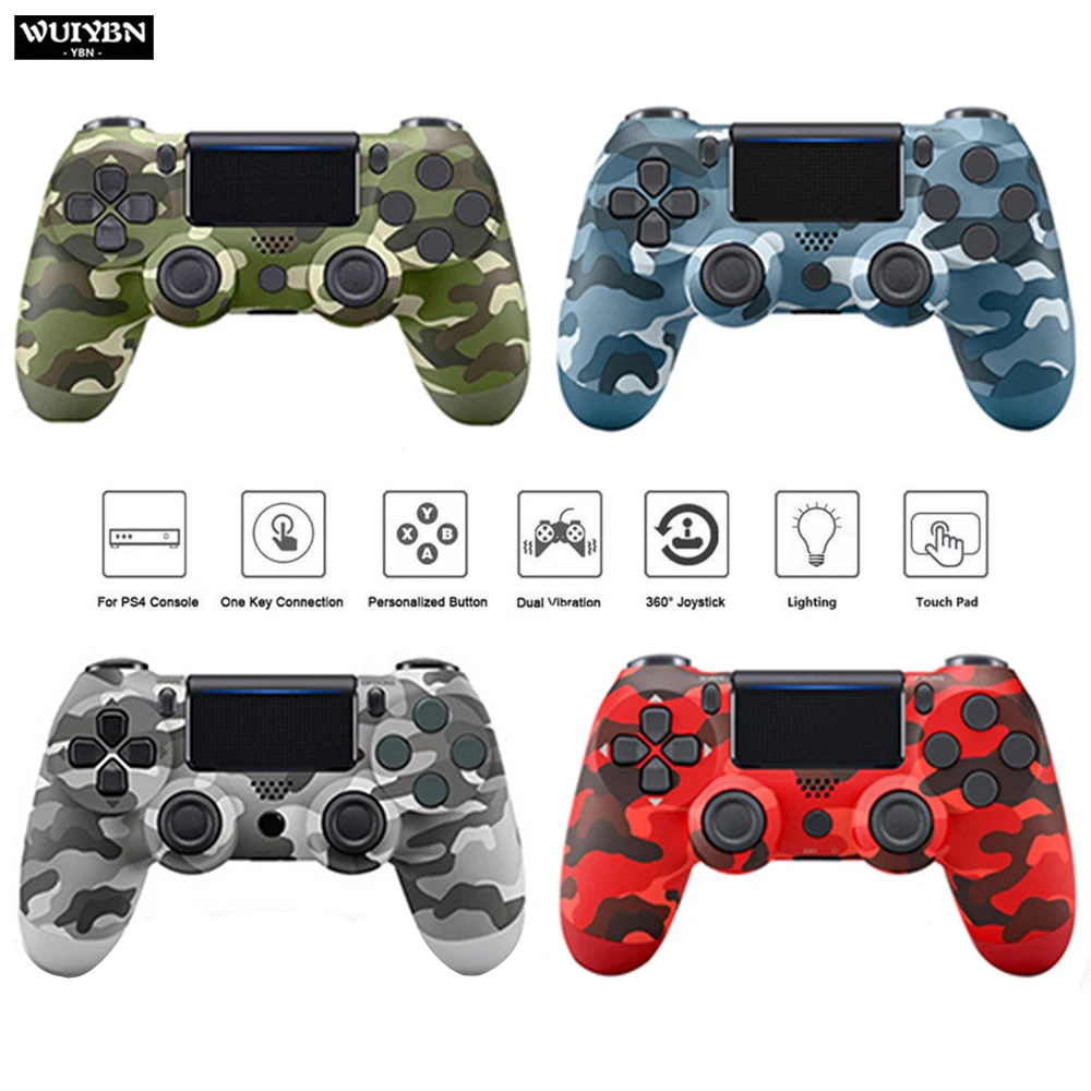 WUIYBN Bluetooth PS4 Геймпад контроллер беспроводной джойстик для PSONY Dualshock playstation 4 игровая консоль ПК паровой