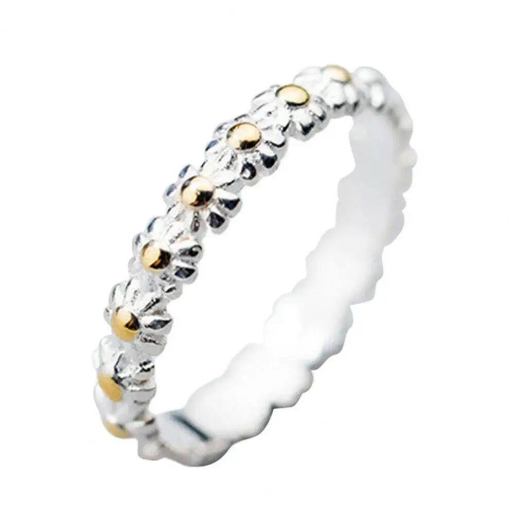 Кольцо с хризантемами Изысканное регулируемое женское ювелирное изделие открытого типа с цветочным пальцем для помолвки и модной носки.