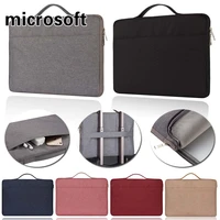 laptop handbag for microsoft surface laptop 3surface pro xsurface pro 234567 dustproof unisex portable laptop bag