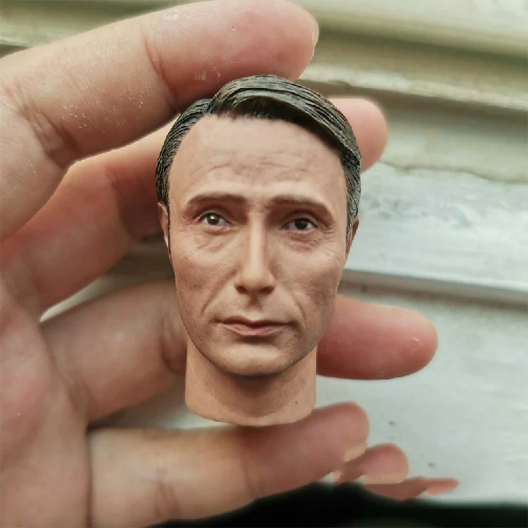 1/6 Dr Hannibal Lecter 2 0 Mads Mikkelsen голова Лепка для 12 дюймовых фигурок|Игровые фигурки и