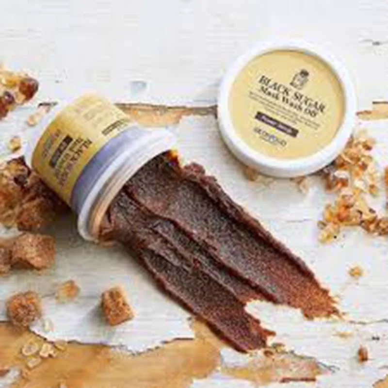 Черная сахарная Медовая маска отшелушивающая отбеливающая крем для ухода за