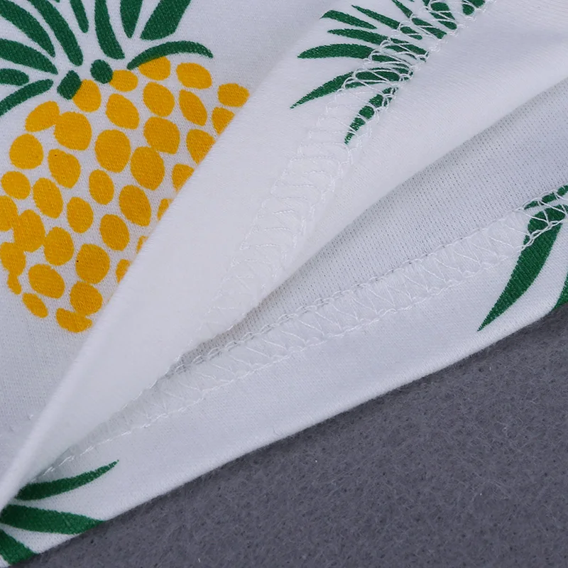 Пижамный комплект детский с принтом фруктов и овощей на весну осень|Комплекты