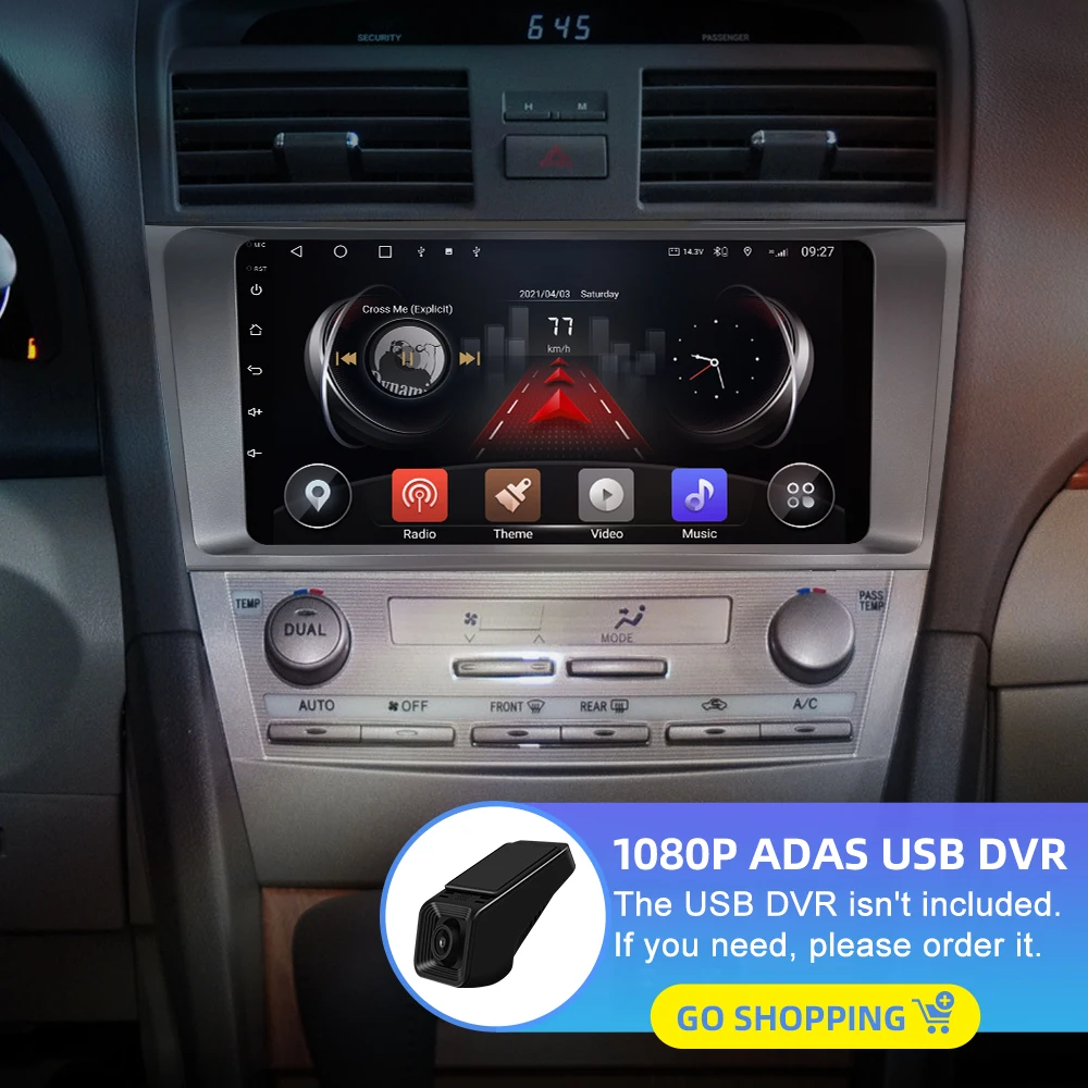 ISUDAR T72 QLED Android 10 для Toyota Camry 7 XV 40 2006 2011 GPS автомобильное мультимедийное Радио 8 Core ROM