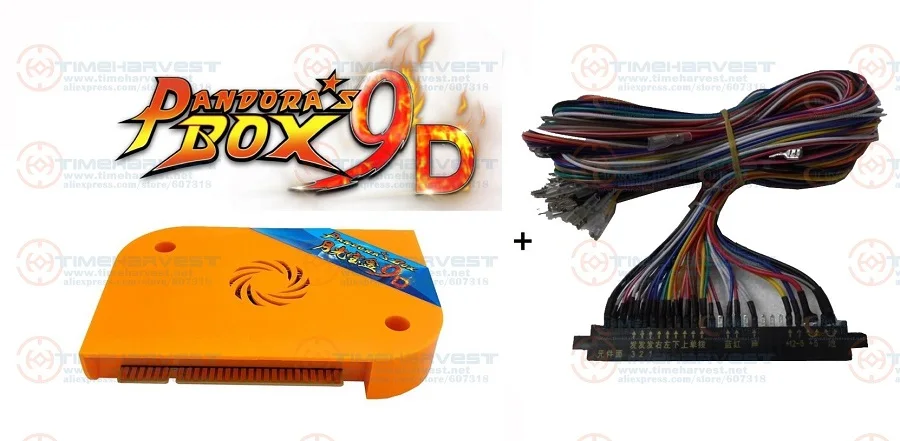 Pandora Box 9D 2226 в 1 Аркада versie jamma spelbord HDMI VGA voor монета игровой автомат ondersteuning 3 P 4 P игры - Цвет: Белый