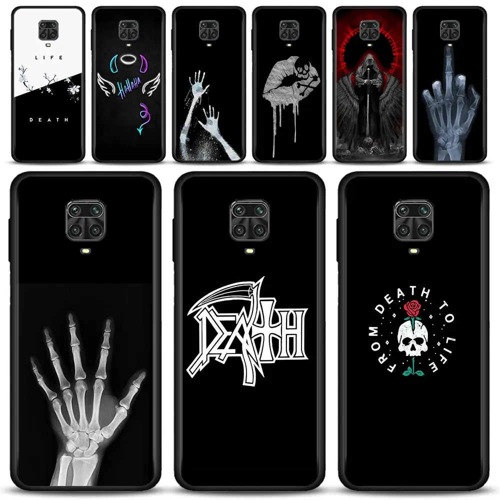 

Чехол для Xiaomi Redmi Note 11/9/8/10 Pro/7/9T/8T/9S/10Lite, чехол для REDMI 9, 8, 9C, 9A, 8A, 7A, Обложка с изображением ужасов, рук, смерти, черепа