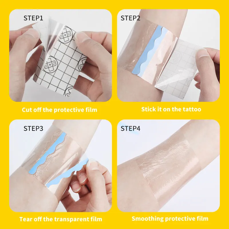 Привидение паук татуировка уход патчи портативный тату бандаж защитная дышащая