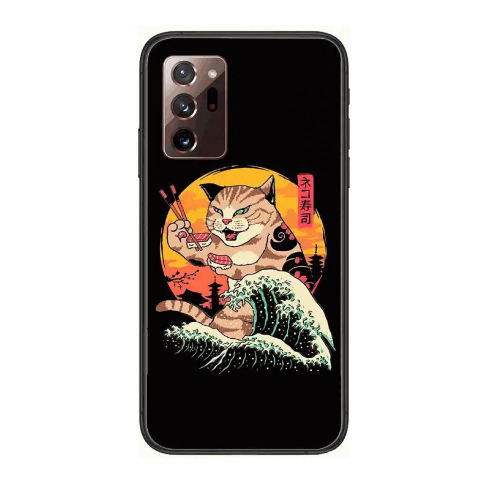 

Ghost face samurai puls mobile phone case frosted protective cover soft TPU anti-drop Phone Case cover hull For SamSung note20 1