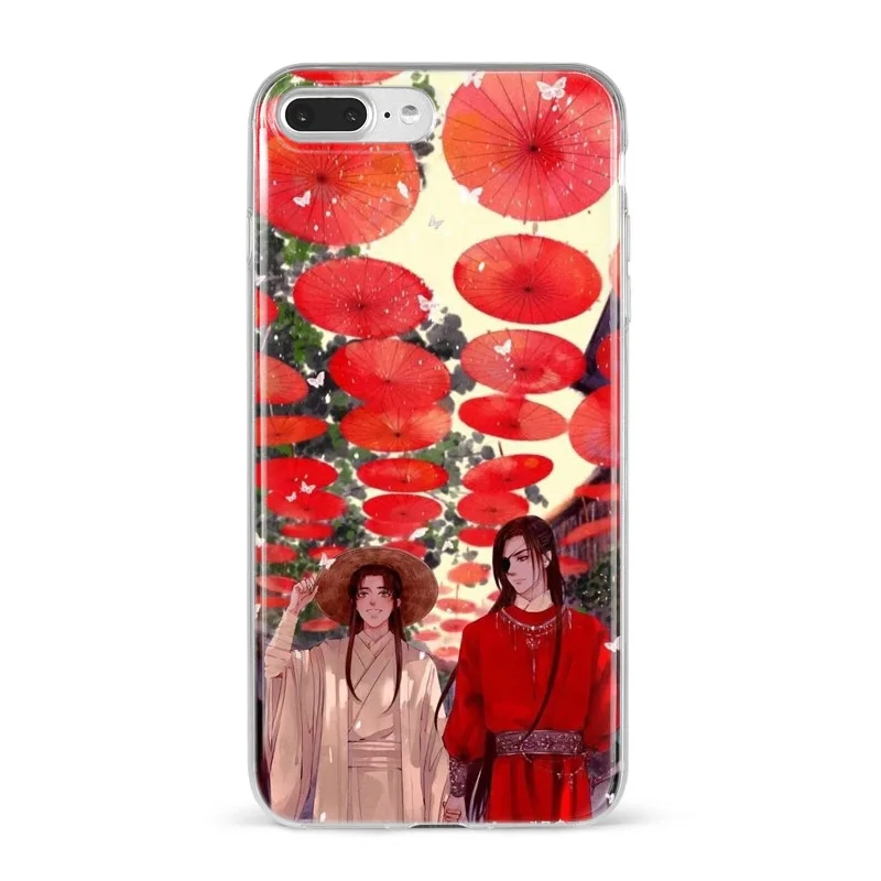 Защитный чехол Grandmaster Mo Dao Zu Shi MDZS аниме для iPhone 7 8 Plus xs max XR 11 12 13 Pro Mini прозрачный