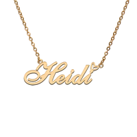 god with love heart personalized character necklace with name heidi for best friend jewelry gift