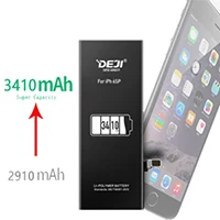 DEJI для iphone 8 батарея с бесплатными инструментами комплект реальная Высокая емкость для iphone 8plus Замена батарей 0 цикл